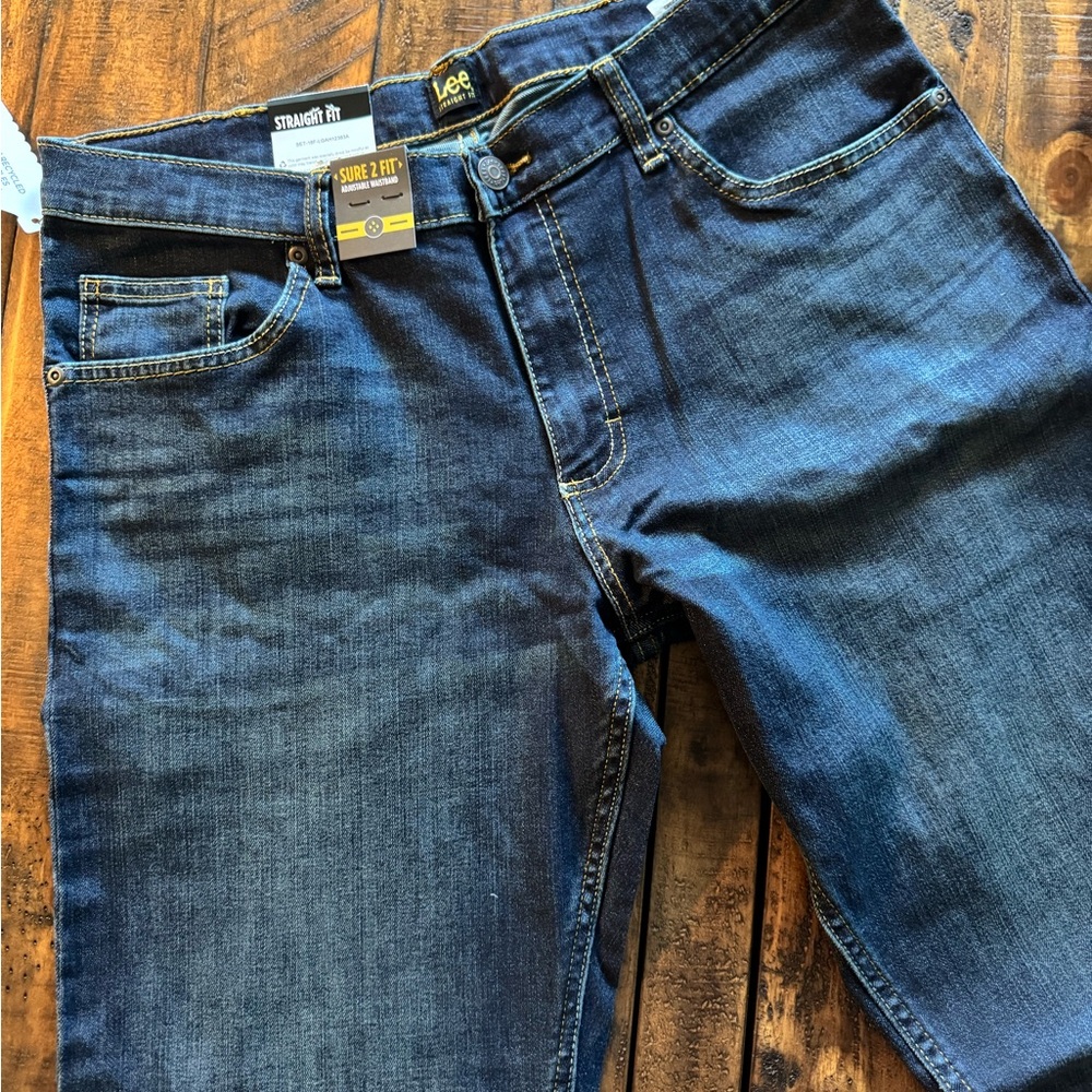 Lee Boy’s Straight Fit Blue Jeans
